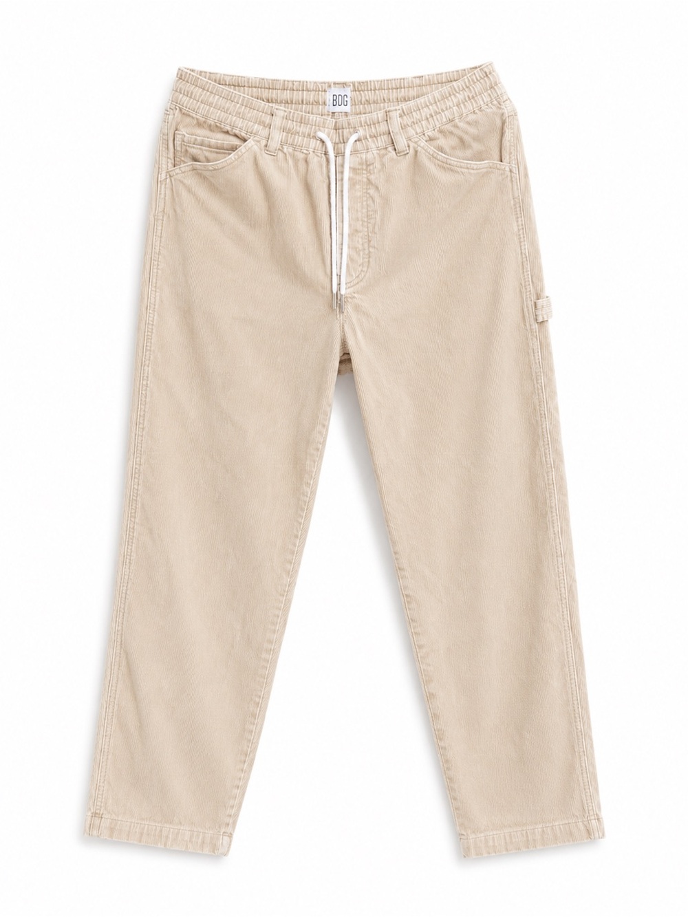 BDG Urban Outfitters Cream Corduroy Jogger Pants Relaxed Fit Utility Casual